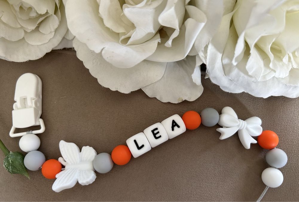 Lant suzeta din silicon cu orice nume