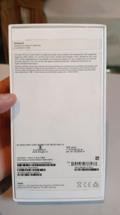 Айфон 13 128гб  80%