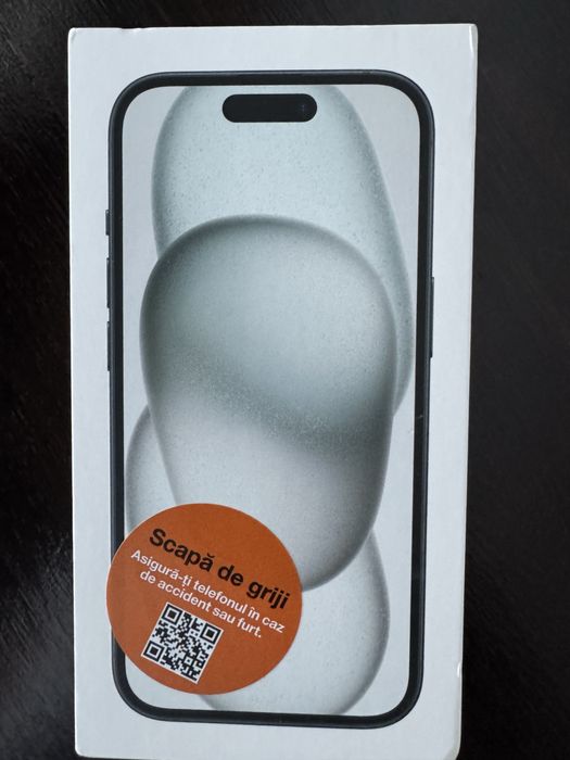 Iphone 15 128GB Black nou, sigilat, garantie 2 ani