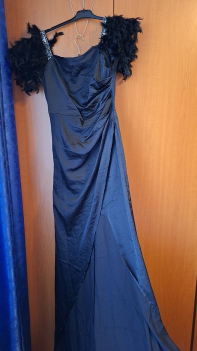 Rochie de seară lungă SHEIN Belle, Nouă cu etichetă, mărimea M (38).