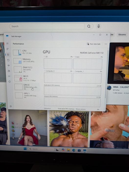 AIO Asus i3-8130u 8gb ssd NVIDIA mx110