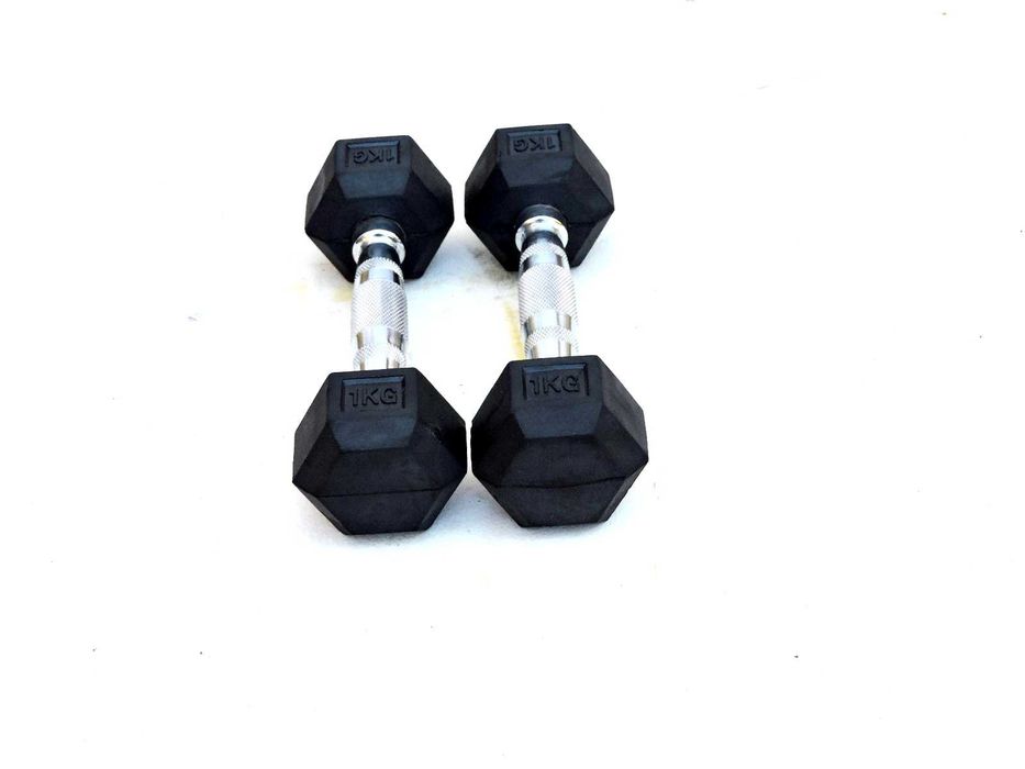 Дъмбели Хекс Pro , Фиксирани Гири HEX 1 кг - 10 кг, Dumbbells