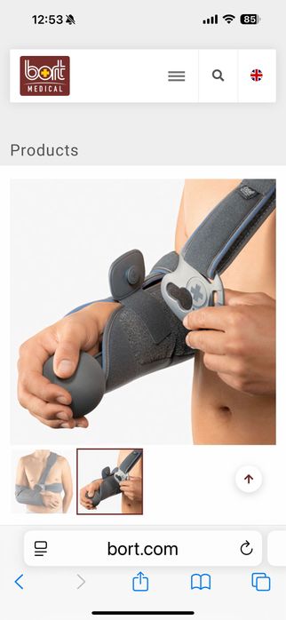 Orteza umar, mobila si ajustabila