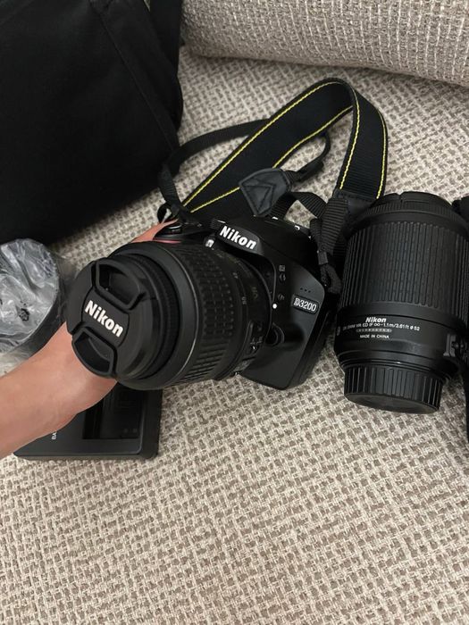 Фотоаппарат Nikon D3200+2 объектива