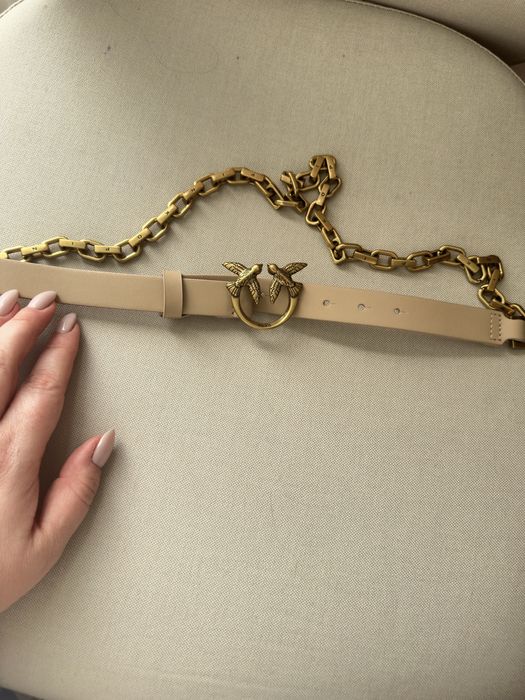 Pinko колан L в бежов цвят