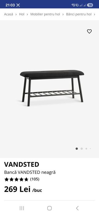 Vand banca hol neagra Jysk