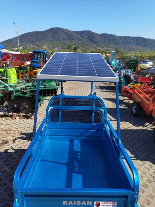 Kit incarcare triciclu electric cu panou solar fotovoltaic nou Agramix
