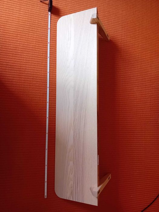 Polite IKEA Lisabo - furnir frasin - 2 bucati