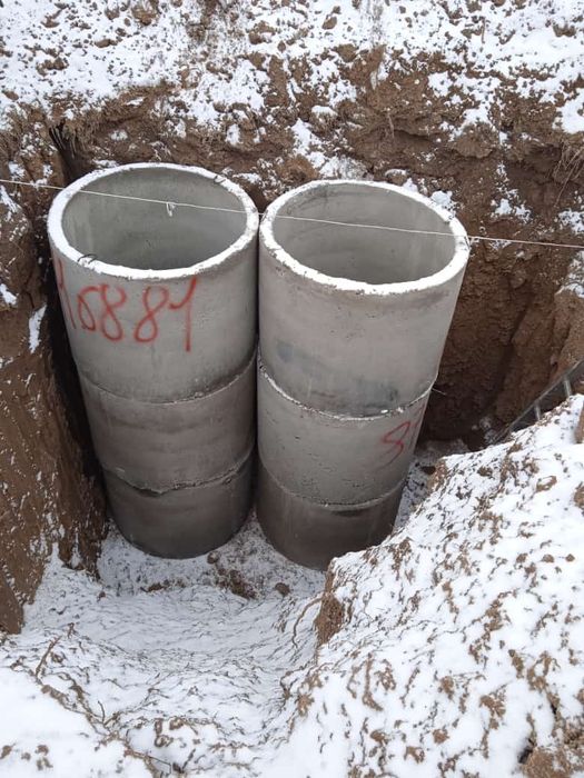 бетонные кольца .