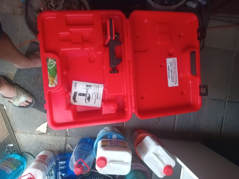 Kit Nivelă Laser Rotativă Profesională LaserMark LM500 + Receptor LD-400