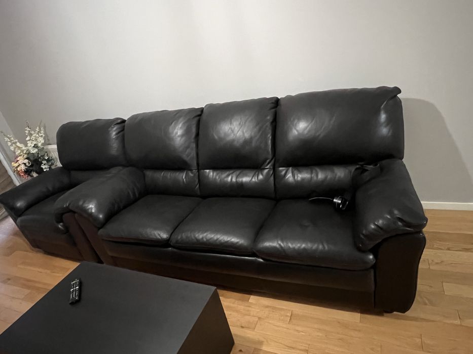 Canapea si fotoliu mobexpert piele