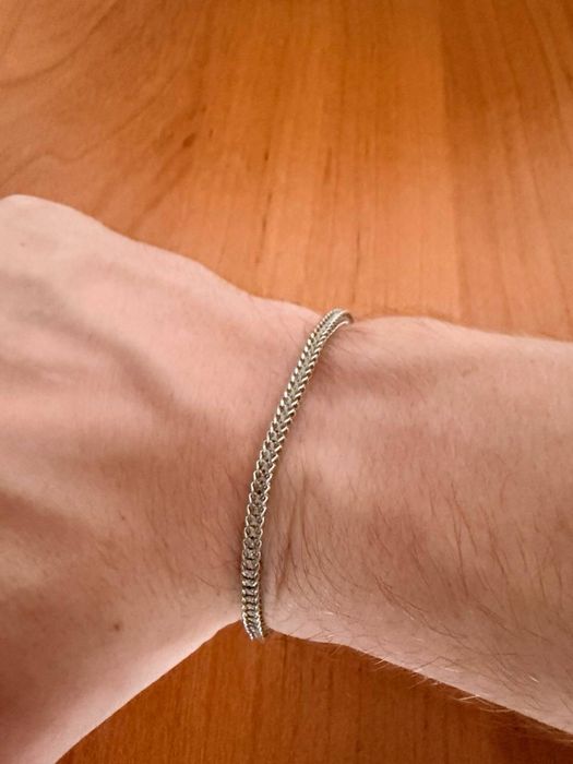 Серебряный браслет унисекс