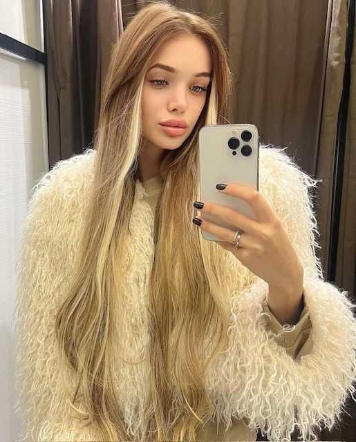 Палто лама*естествен косъм*Mongolian Fur