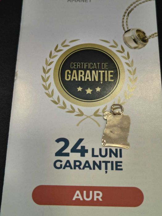 Pandantiv din aur initiala "A" (AG32 B28995.2) 2 ANI GARANTIE!