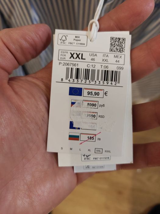 ЧИСТО НОВИ РИЗИ 4 БР. Pedro Del Hierro TX Non Iron
