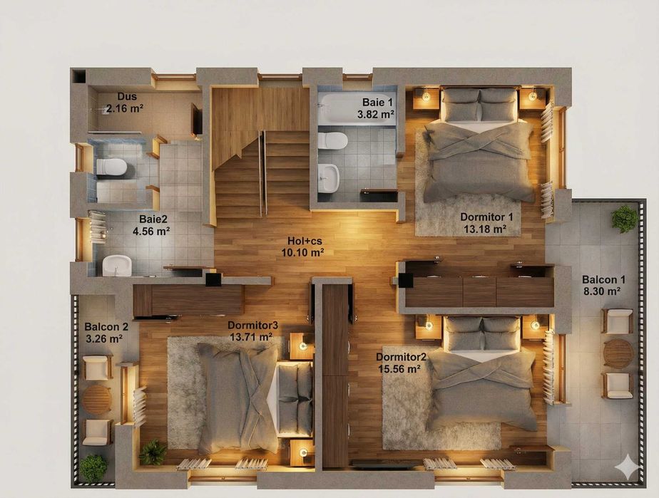 Cartier rezidential, zona Selgros-Damila, str. Stejarului