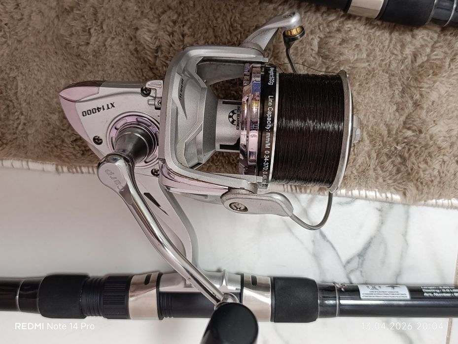 Телескопични пръчки carp filstar  чисто нови с макари