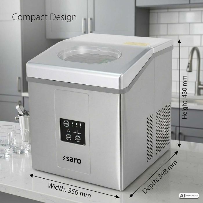 Ледогенератор Saro 15kg/24h, НОВО