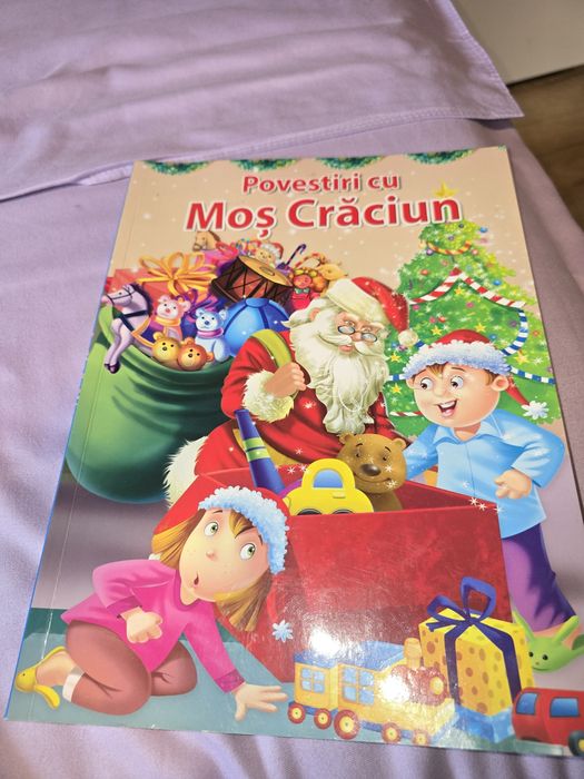 Carte copii "Povestiri cu Moş Crăciun" - ilustrații color, format mare
