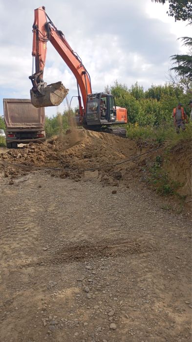 Utilaje pentru constructii, terasamente , santuri , demolari industriale sau civile - de inchiriat