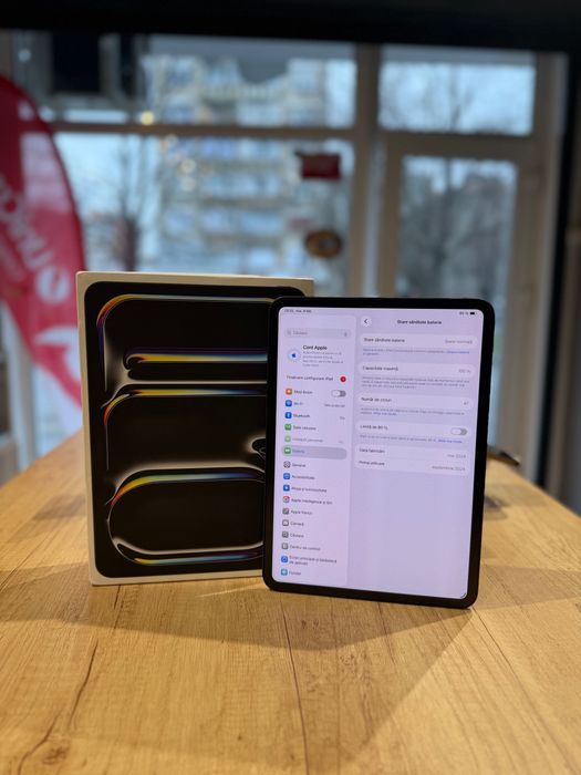 **ATS GSM**iPad Pro M4 11-Inch 256Gb 5g/Baterie 100% /Fact+Gar 12 luni