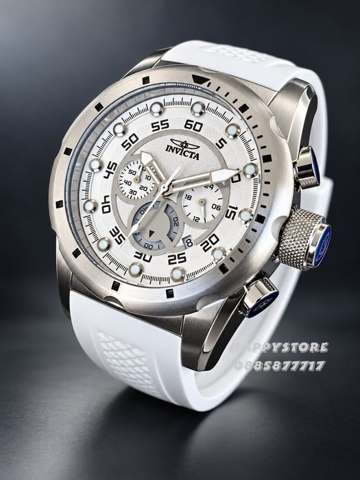 INVICTA Nacrite white 50 mm, Инвикта нов мъжки часовник
