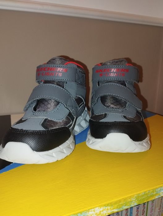 Боти Skechers Magna-Lights Frosty Fun 26 номер с велкро