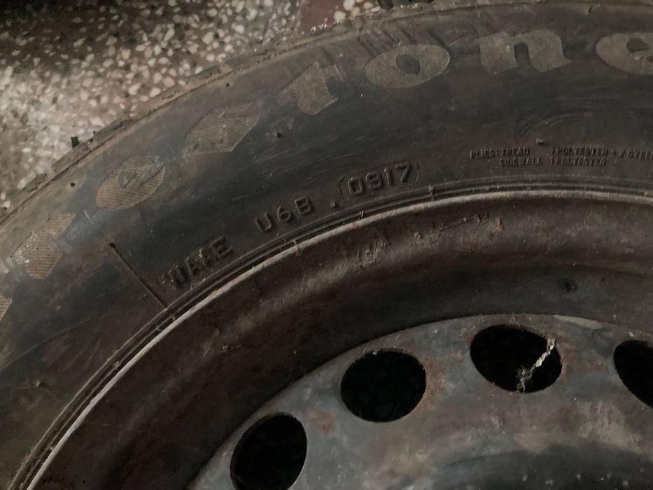 2бр Железни Джанти 15 ки с Гуми за Мерцедес