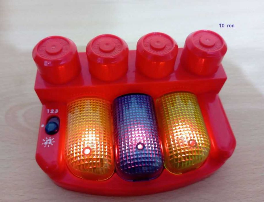 Catel robot cu efecte luminoase si sonore, set doctor, binocluri copii