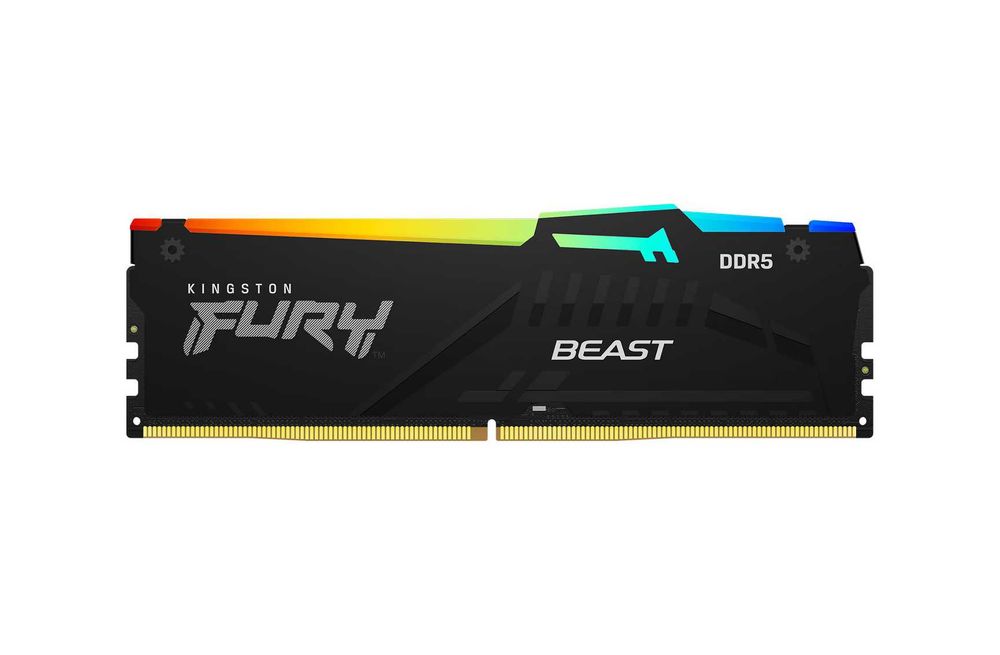 Kit Kingston FURY Beast RGB EXPO, 32GB (2x16GB) DDR5 6000MT/s CL30