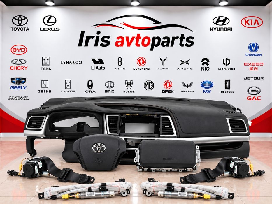 Торпедо панель AIRBAG б/у оригинал тойота хайландер TOYOTA HIGHLANDER
