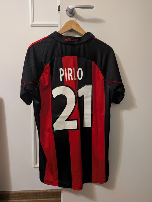 Tricou Retro AC Milan 2001/2002 - Andrea Pirlo #21 - NOU cu Etichetă