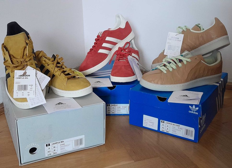 Adidas Originals NOU / 42 / Gazelle / Campus 80