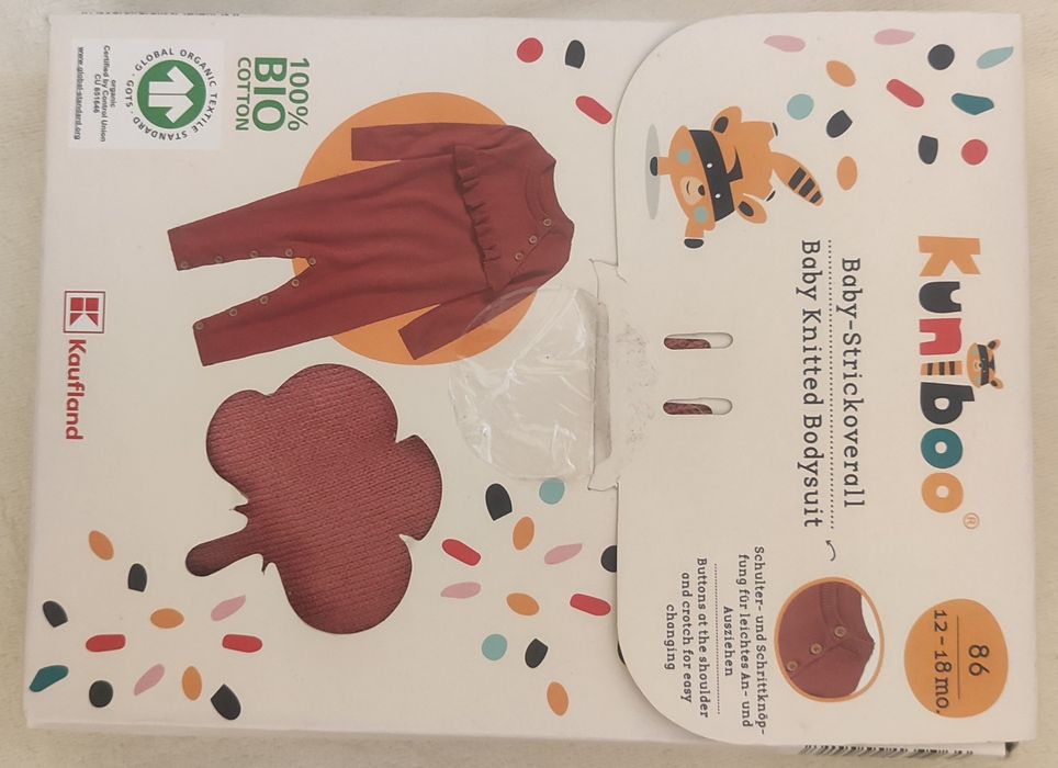 Нови дрехи за момиче, ромпър, гащеризон 3-6 месеца, 12 месеца