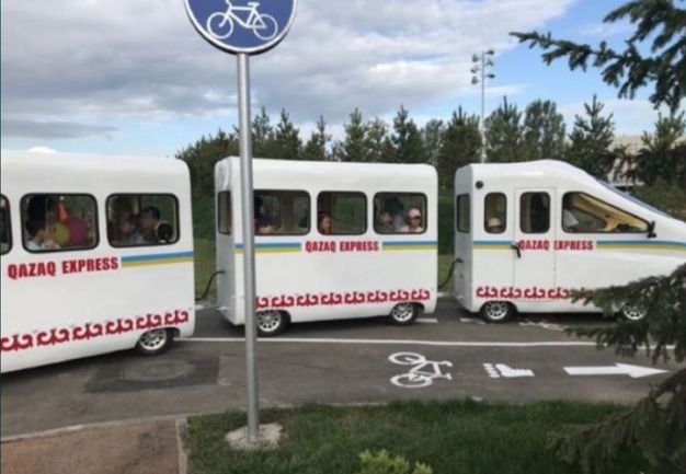 Детский поезд дря развлечения
