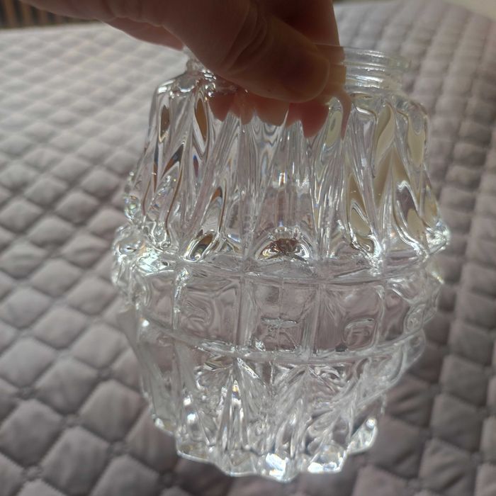 Стъклен ретро абажур