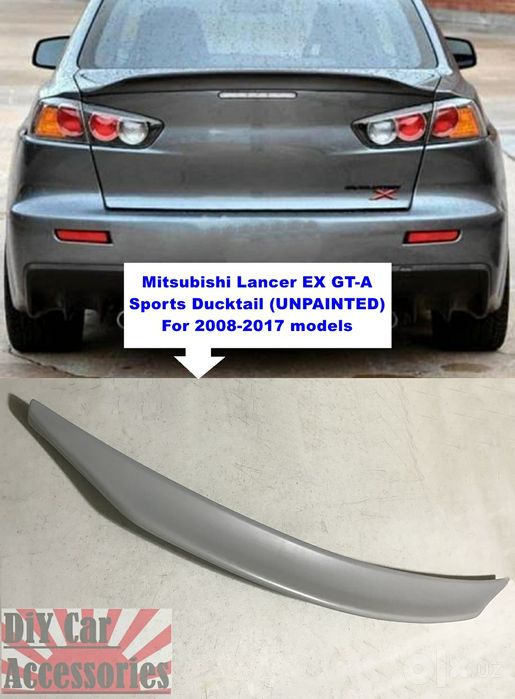Спойлер (duck tail) mitsubishi lancer x