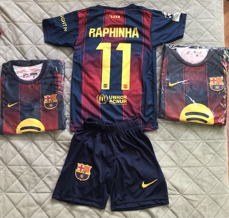 Детски Футболни Екипи на Барселона Ямал Yamal и Рафиня Raphinha