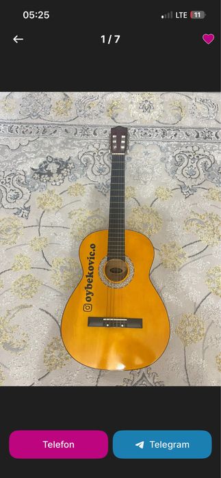 Classic gitara sotiladi