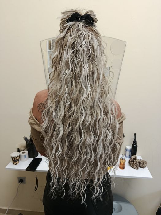 Удължаване на коса, афро плитки