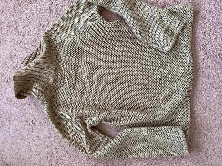 Pulover maro mohair S