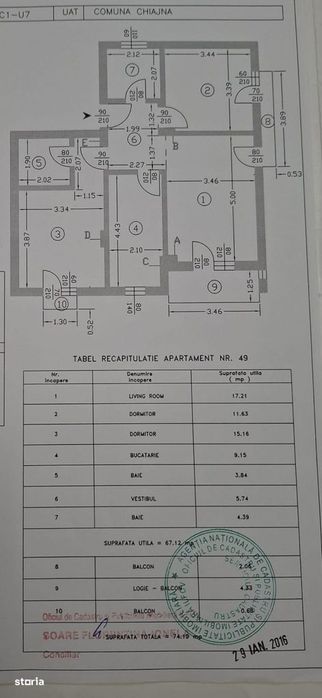Militari Residence, 3 camere decomandat, 74 mp, Elitte Residence!