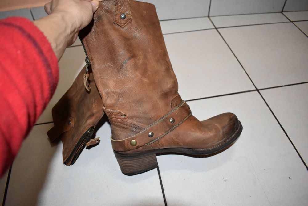 Cizme dama din piele