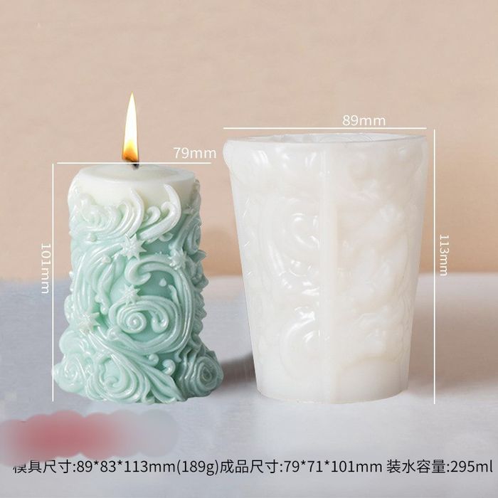 Силиконовая форма для свечей