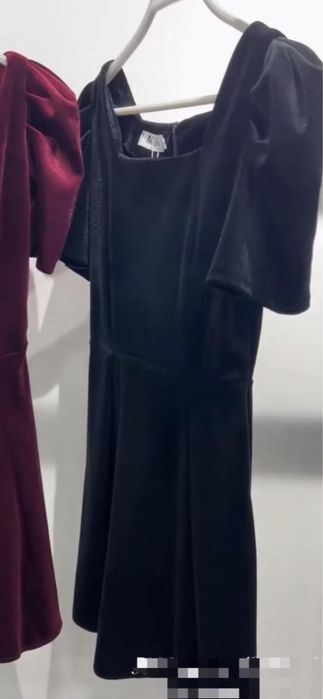 Нежное платье из бархата