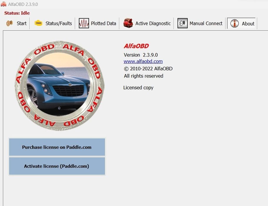 Program windows si android diagnoza auto Alfa OBD si Multi Ecu Scan