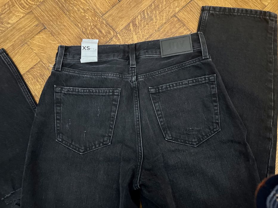 Blugi denim negri tăiați JDY (Jacqueline de Yong) mărimea XS / 34