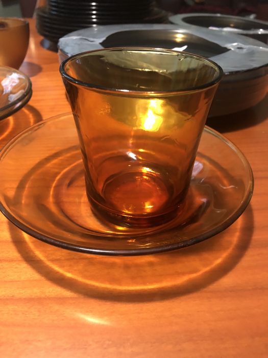 Винтидж чинии и чаши дуралекс Vereco France , Duralex , Pasari