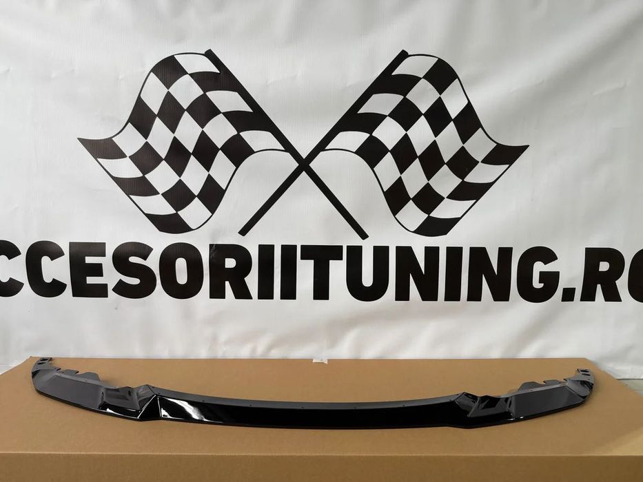 Lip prelungire bara fata M3 BMW Seria 3 F30 F31(2012-2018) negru lucio