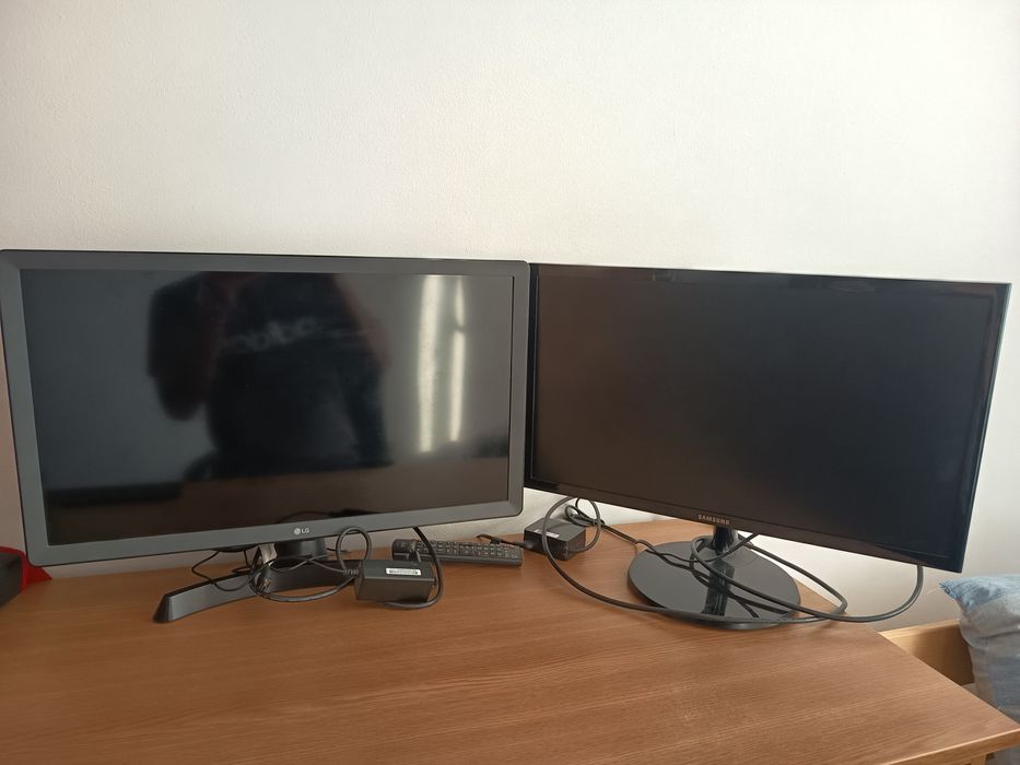 Monitor Samsung 22" full HD led/ TV LG 24"
